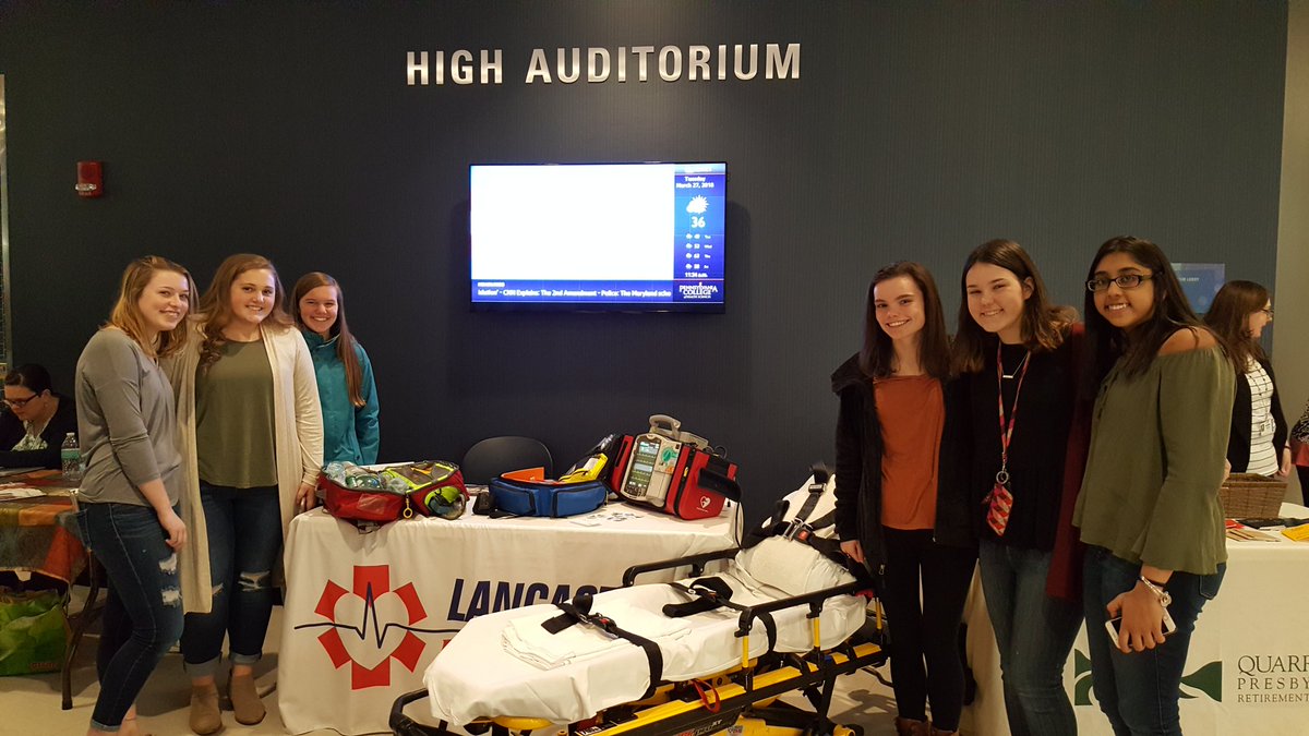 tsflick's tweet photo. Health Expo at PA College of Health Sciences... future doctors, nurses, Pts, PAs, and more @CVSciTech https://t.co/bgSSL500IL