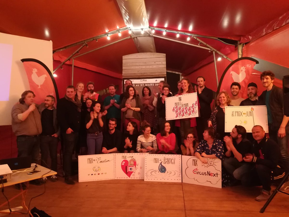 CIAMLabs's tweet photo. #CIAMLABS3 La photo de fin du @CIAMLabs#3 ! Bravo à nos participants, au jury, à nos mentors et à nos partenaires pour cette belle aventure #cirque et #innovation ! @thecampProvence @JTCEurope @AMFrenchTech https://t.co/fcUX8UUAoM
