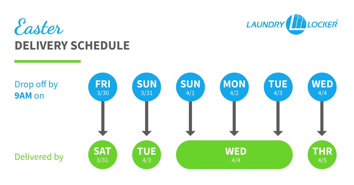 Schedule notice: We'll be closed on April 1st. Please see our revised delivery schedule for the week here. 

Don't miss out on our Spring promo: Save 25% off your next blanket cleaning w/ code, BLANKET25* !

*Code expires 4/27/18, not combinable w/ other codes, max value of $10.