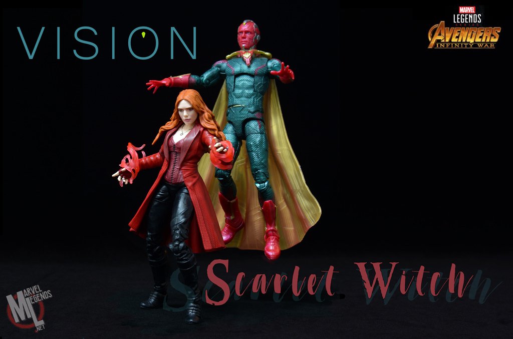 scarlet witch vision marvel legends