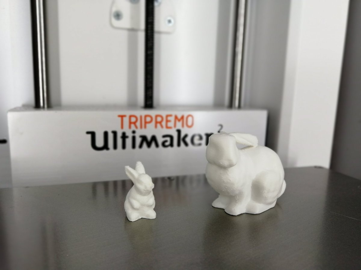 tripremo's tweet photo. Osterzeit für den 3D Drucker

#Easter #rabitt #biofila #platec #bondtech #ultimaker #tripemo #3Dprinting #3DDruck #3dprinted https://t.co/YIZsQRiTnD