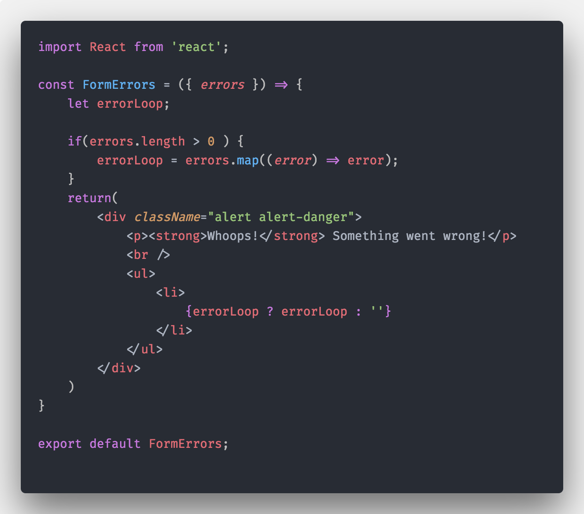 oscardiaz's tweet photo. Hard to hate though, cause those #Vue components were a wall of text. Getting to take looped elements and breaking down into separate components felt neater (and removed dupe code across a couple of the Vue components) https://t.co/O7IU0KhiEp