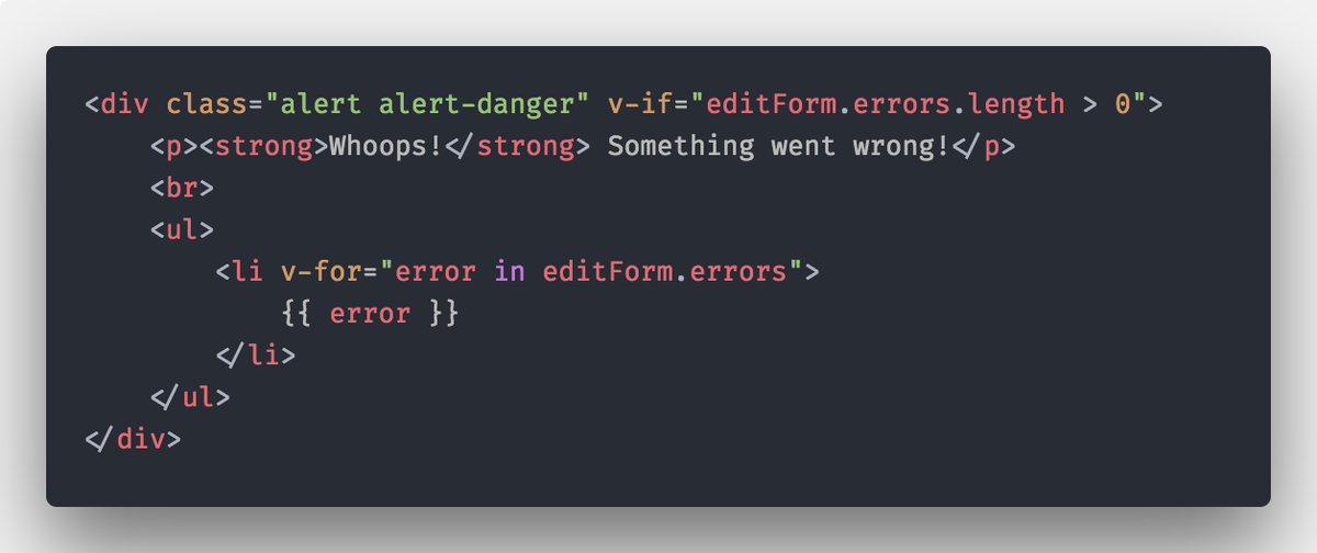 oscardiaz's tweet photo. Hard to hate though, cause those #Vue components were a wall of text. Getting to take looped elements and breaking down into separate components felt neater (and removed dupe code across a couple of the Vue components) https://t.co/O7IU0KhiEp
