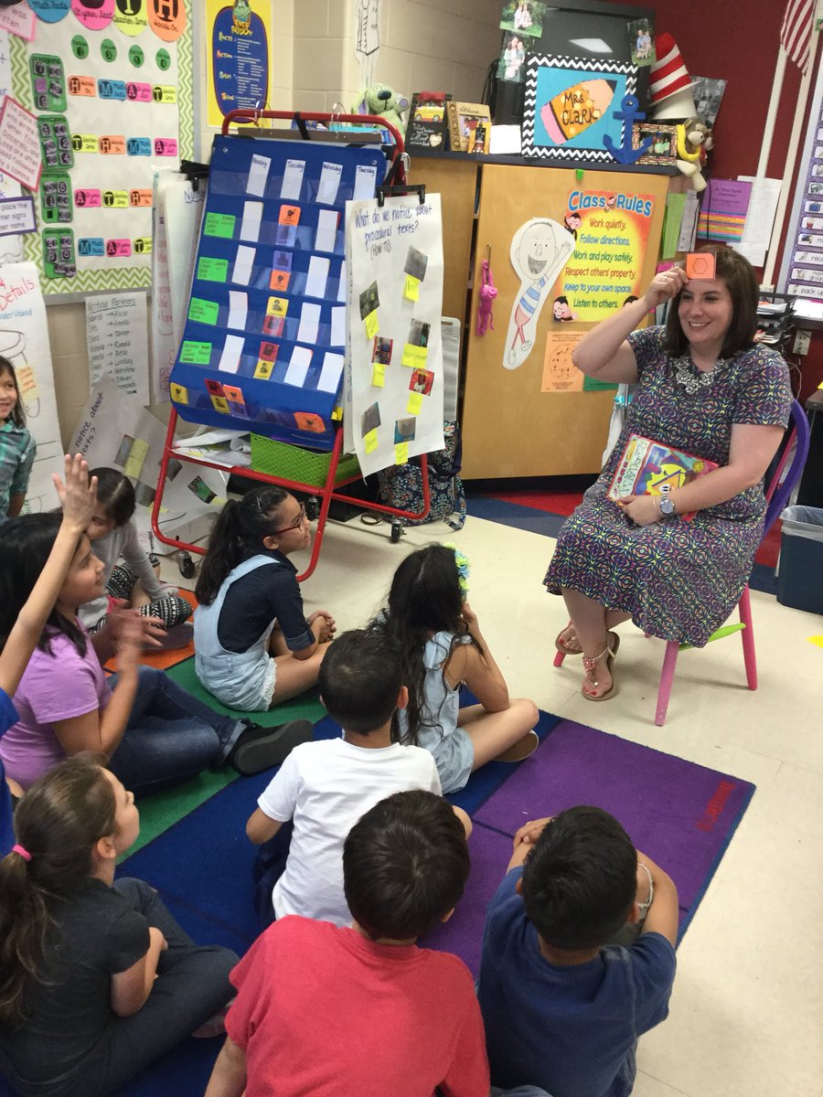 cassielclark16's tweet photo. Mrs. Allison came to read a geometry book to us! We played Geometry Heads up too! Making learning fun! @NISDMurnin @MurninMath #GreedyTriangle https://t.co/hSpFVwoFwZ