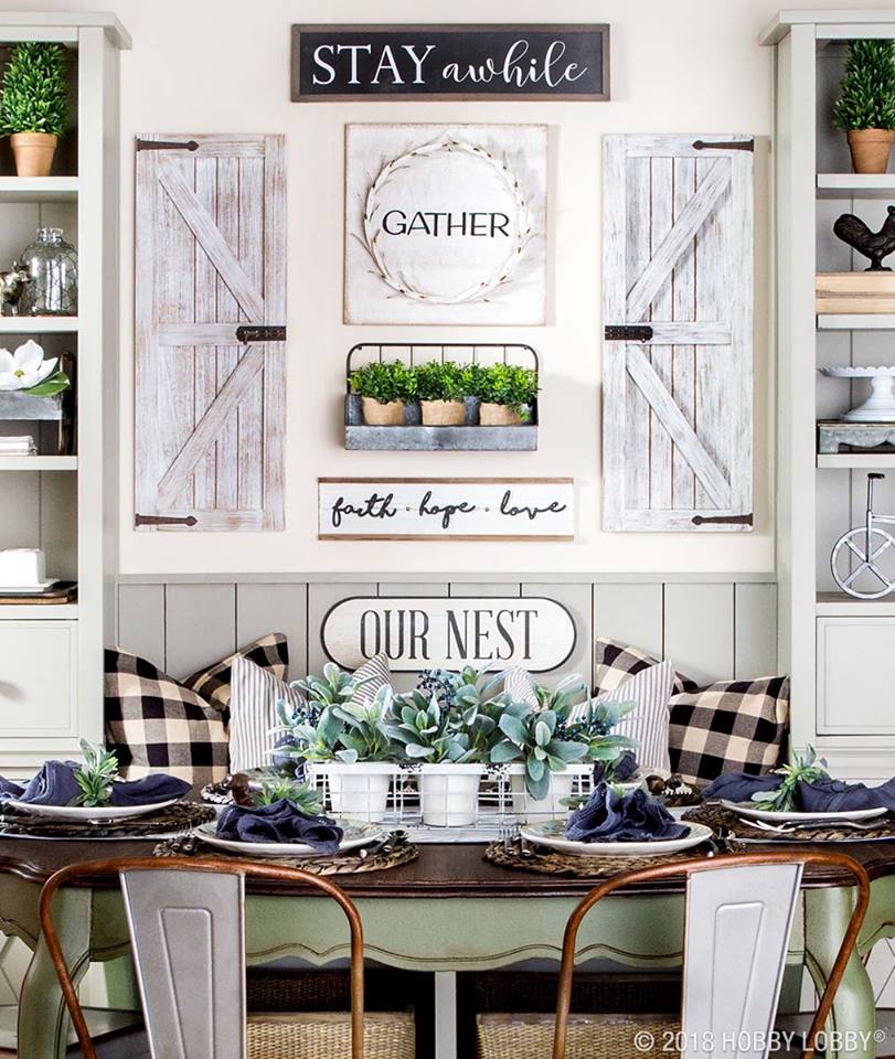 Shopspv's tweet image. We love this weathered, rustic-look from Hobby Lobby's Spring Shop™ farmhouse collection. #farmhousecollection #hobbylobby