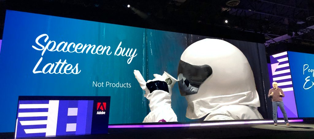 Spaceman_SDI's tweet photo. @CMO_com But….
#spacemanlovesyou #AdobeSummit 
@SearchDiscovery https://t.co/ADbZaeKteP