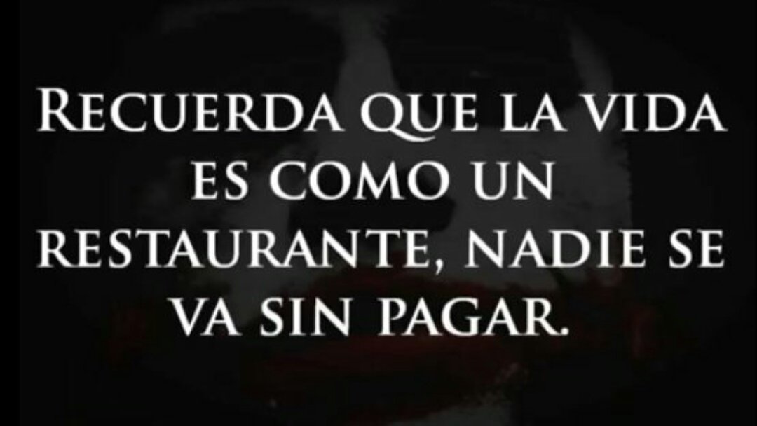 En la vida nadie se va sin pagar. 
💜😚

#MartesChachi27Mar 
#FelizMartes 
#Nochedemartes