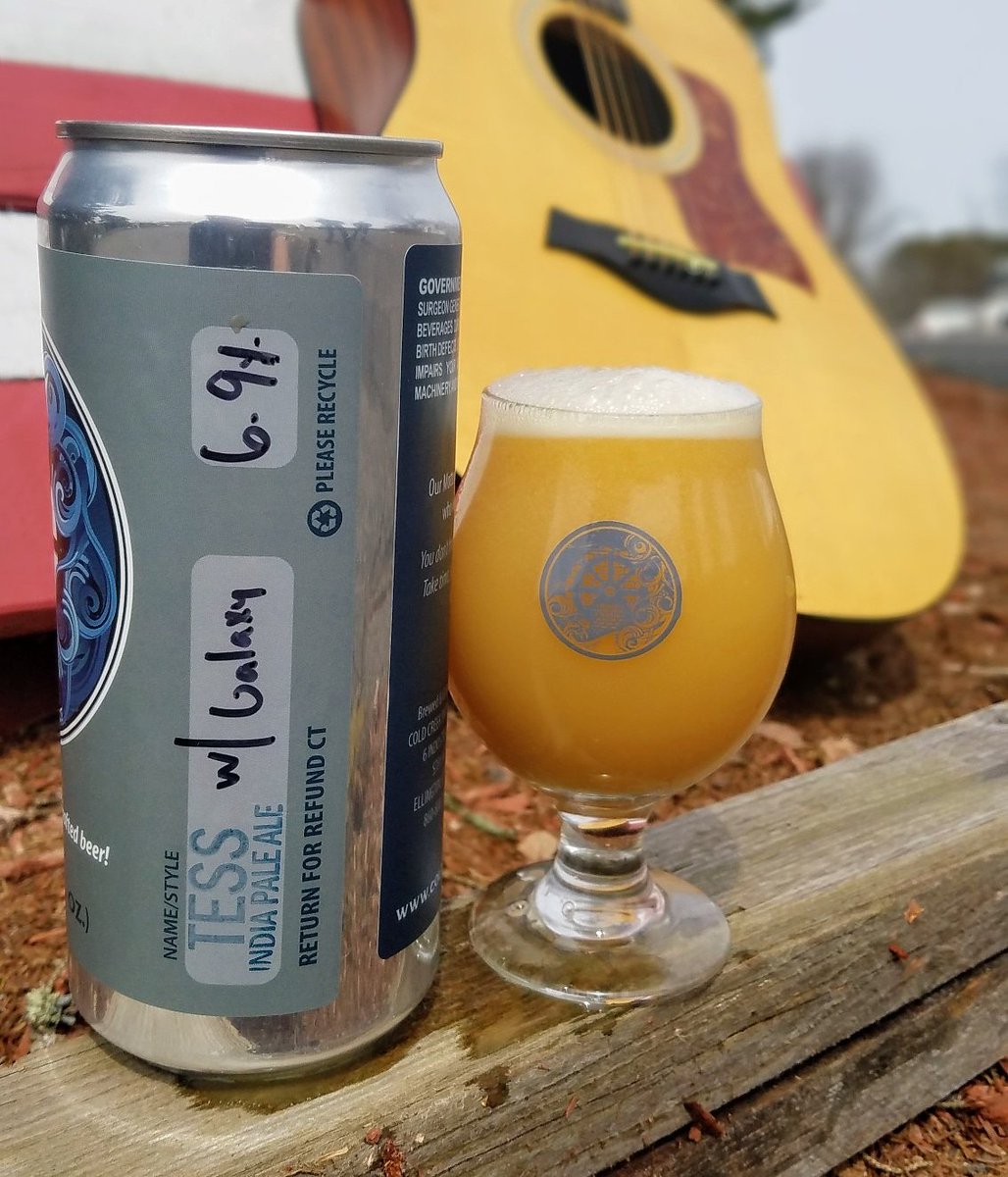 It's been too long. 

We are excited and pleased to announce Tess with a extra dry-hopping of Will's favorite hop: Tess w/ Galaxy! 

Limits are TBD. Doors open tomorrow from 1pm-6pm at our brewery location. Cheers, everyone. 🍻
