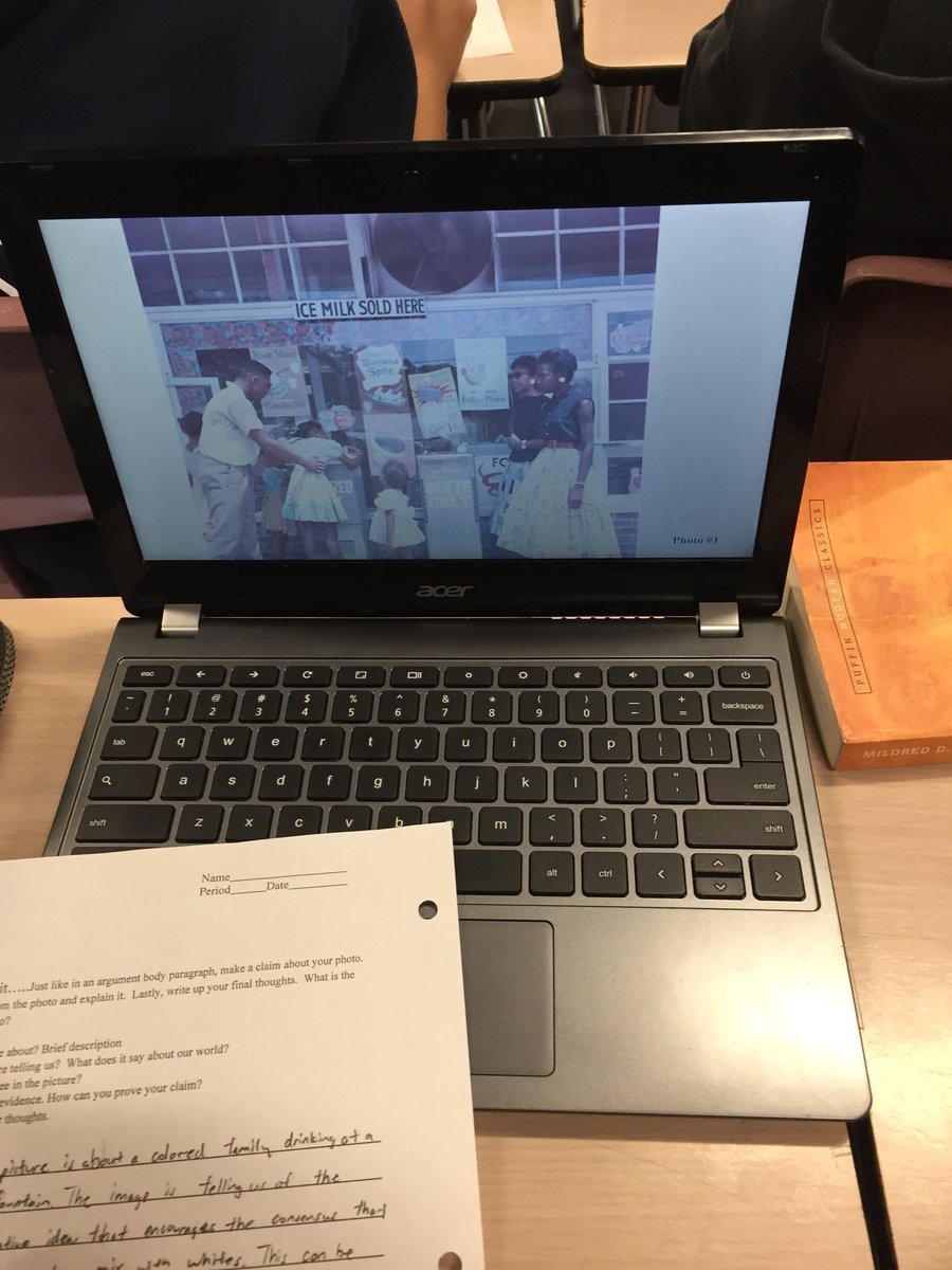 intersvusdcoach's tweet photo. Such rich discussions about Civil Rights era photos and their connections to ROT https://t.co/NfdbdfF1YG