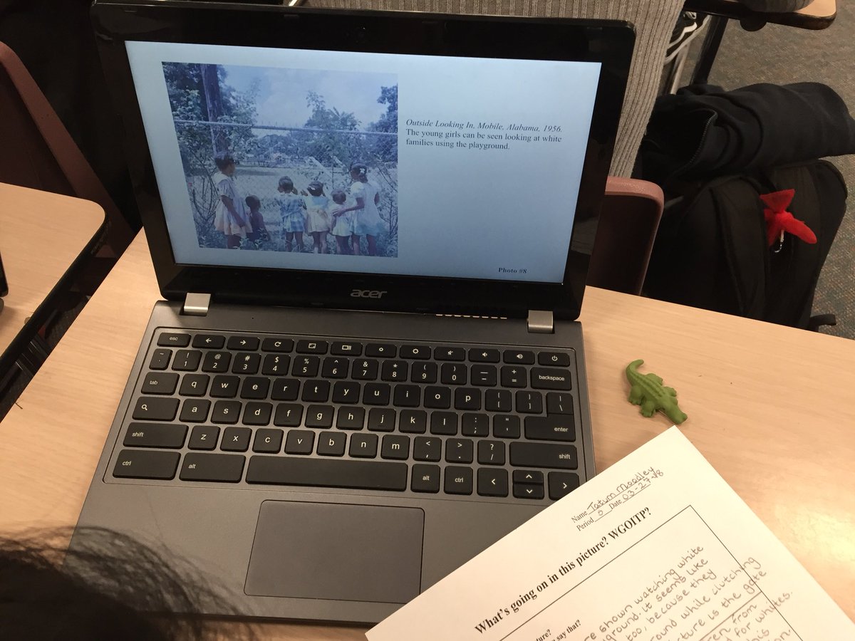 intersvusdcoach's tweet photo. Such rich discussions about Civil Rights era photos and their connections to ROT https://t.co/NfdbdfF1YG