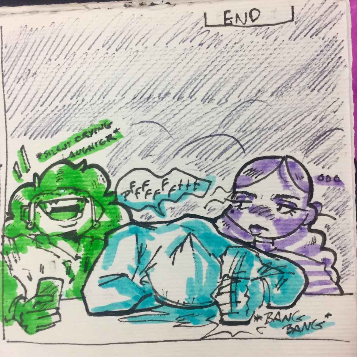 BumbledEve's tweet photo. 1. So it was movie day in 3rd period and I was trying to show maddie a meme that I found, but I didnโt realize how loud it was. #comic #doodle #sketchbook #elfpractice https://t.co/N5N9i28R3t