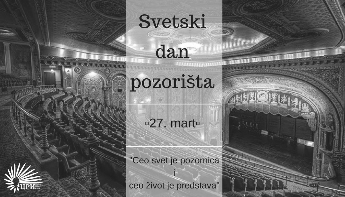 razvojideja's tweet photo. Od 1961. godine se na ovaj dan u svetu posebna važnost odaje svim pozorištima.🗓
Da je pozorište i dalje popularno govori nam interesovanje za predstavama među mladima i zato će se naš pozorišni festival "Kulturica" tradicionalno realizovati i ove godine. 🙂 https://t.co/S8JQUpUQs4