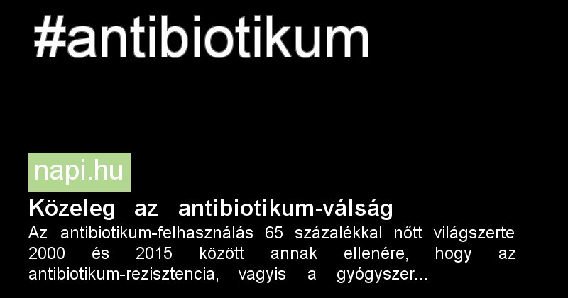 kozoshir's tweet photo. Közeleg az antibiotikum-válság  #antibiotikum #gyógyszer #egészségügy - https://t.co/I2uMLOwhBM https://t.co/7ZYsyo1b0w