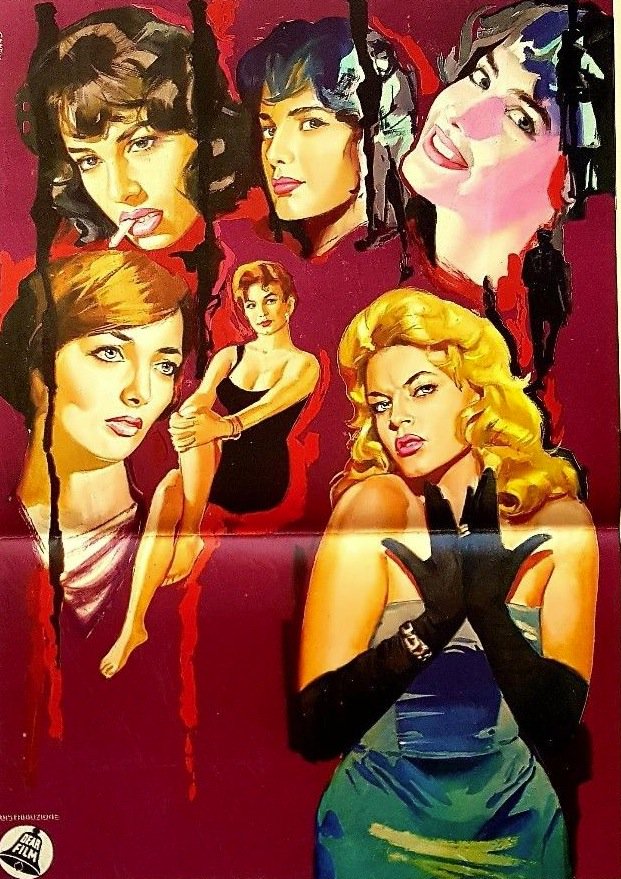 Beautiful italian posters for 'Les Bonnes Femmes' by #DanteManno #ClaudeChabrol #BernadetteLafont #ClotildeJoano #StephaneAudran #LucileSaintSimo