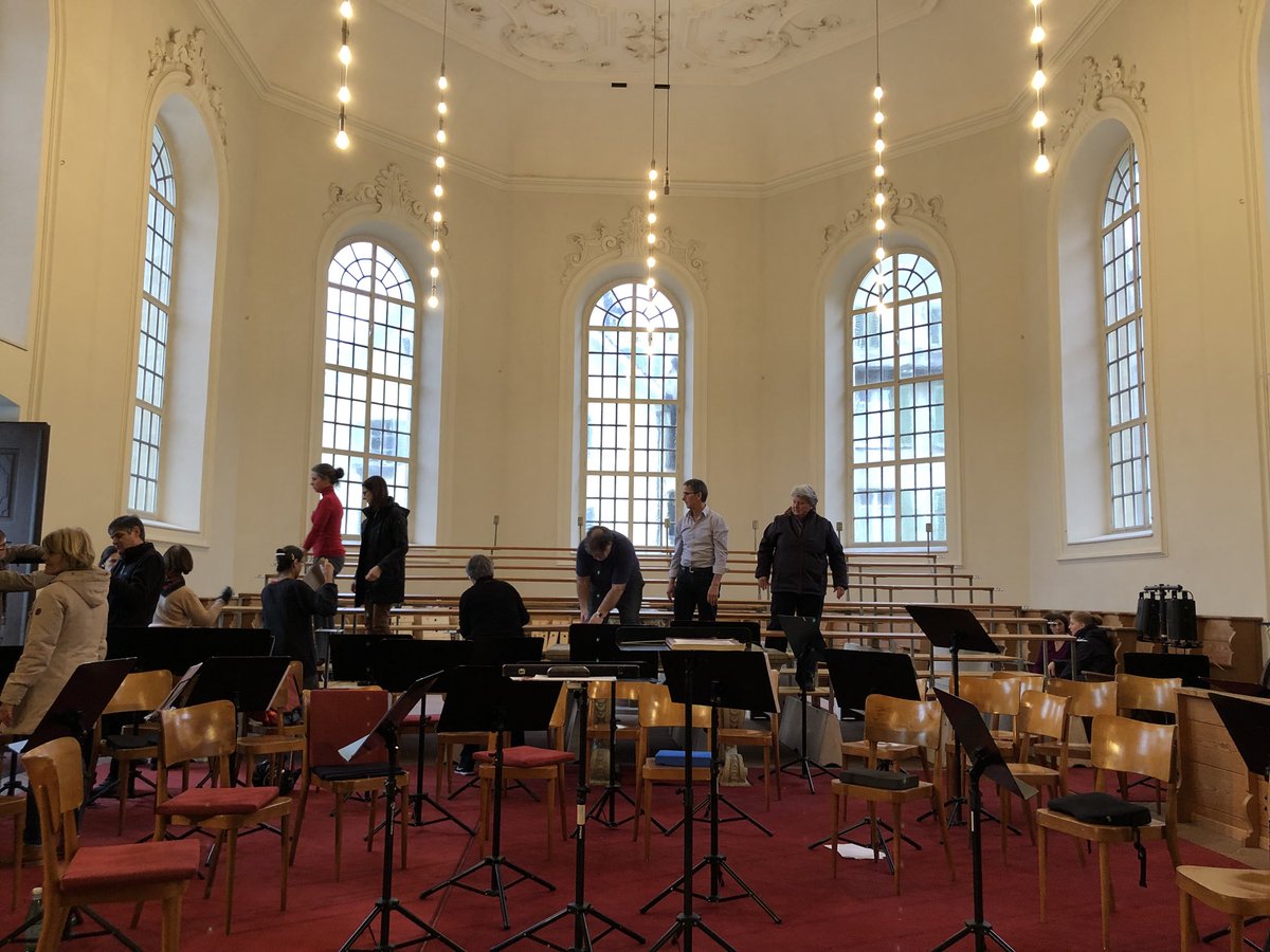 Generalproben vorbei... wir freuen uns auf die #Premiere von morgen in #Brugg, 19:30 Uhr, Ref. Stadtkirche - komm vorbei! #Cherubini #Requiem #Passionskonzerte