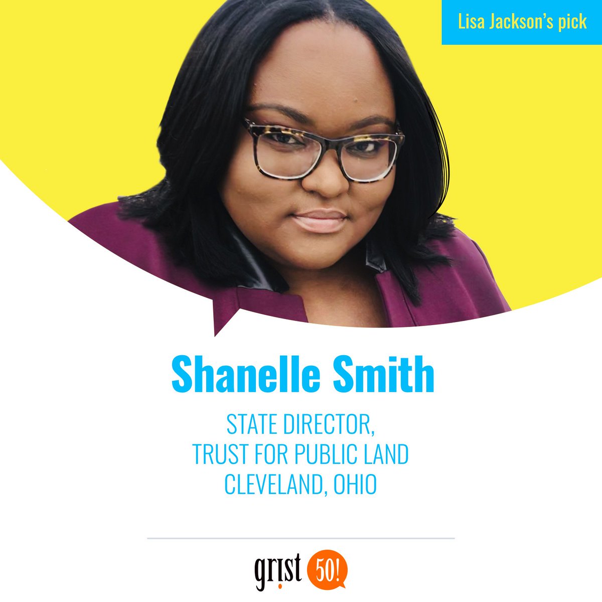 tpl_org's tweet photo. These leaders will make you feel good about the future: https://t.co/CDzlKaLEY2 Congrats to @ShanelleLSmith for making the #Grist50 list! She’s working so that people in every neighborhood have a high-quality park within a #10minwalk.   Special thanks @lisapjackson &amp; @grist. https://t.co/Aoa3Hw0Yhl