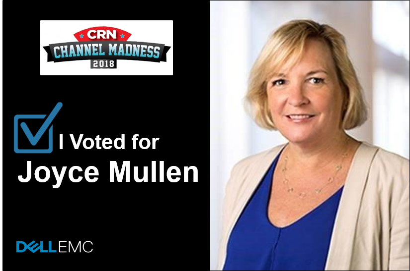 DellTechPartner's tweet photo. Round 3 of the 2018 @CRN Channel Madness Tournament of Champions is now open! Vote through noon ET on Thursday, March 29! We've cast our vote for @JoyceatDell - and hope you do too! #DellEMC #CRNChannelMadness @DellEMCOEM https://t.co/VPQtCA4Mqx https://t.co/ZdsPwD4KAm