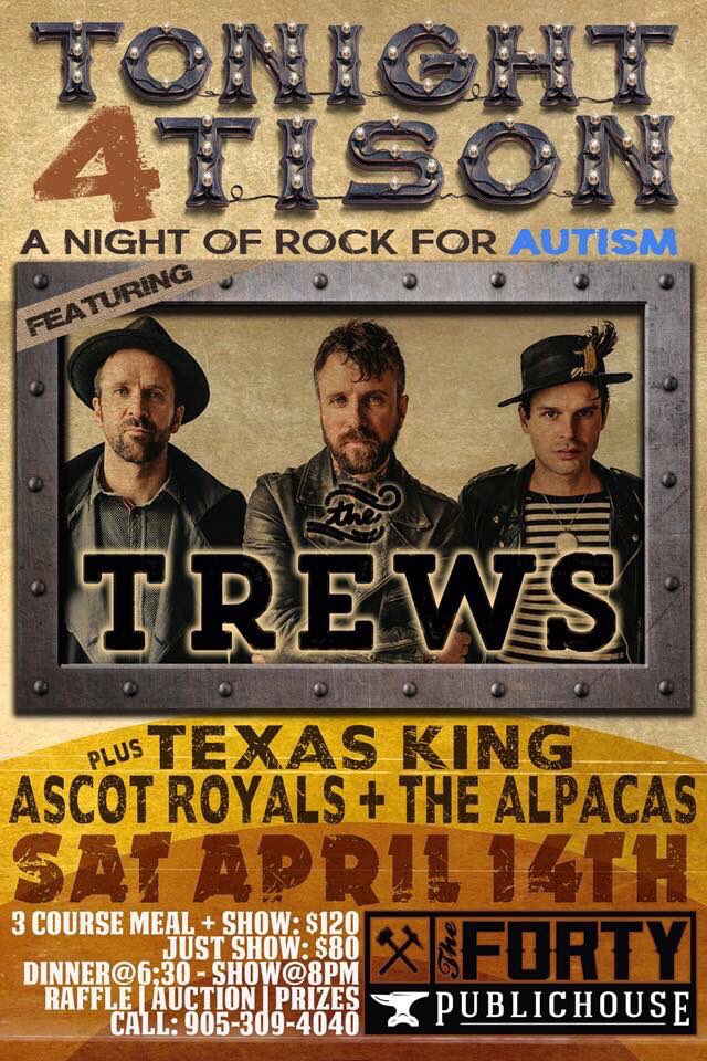 It’s going to be a truly amazing night of music in support of a great little guy &amp; Autism in our very intimate venue. Tickets go on sale tomorrow at NOON only available here at the Pub - 10 Main St. W in Grimsby - In case you didn’t already know :)