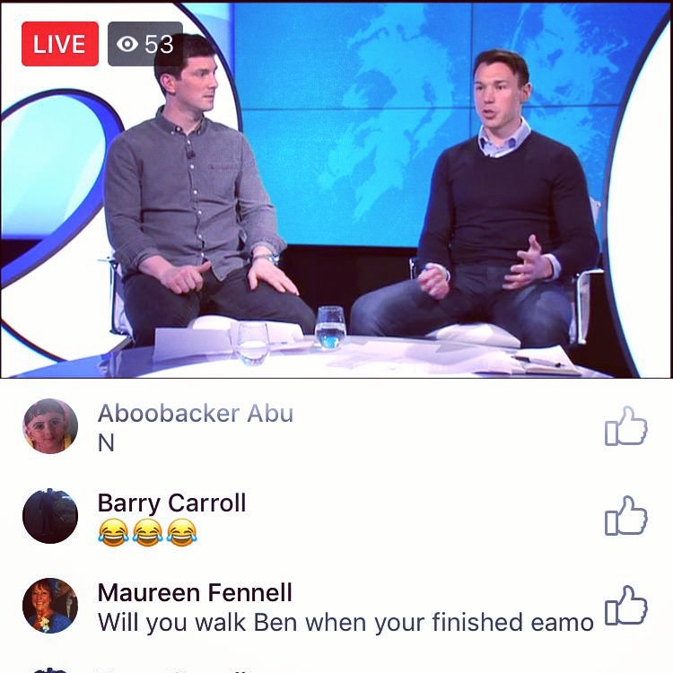 EamonFennell's tweet photo. My mams comment on the @officialgaa Facebook Live feed, is the exact reason why you should always answer the phone to your parents, when they have a social media account 🙈 https://t.co/YwHDPmh22S