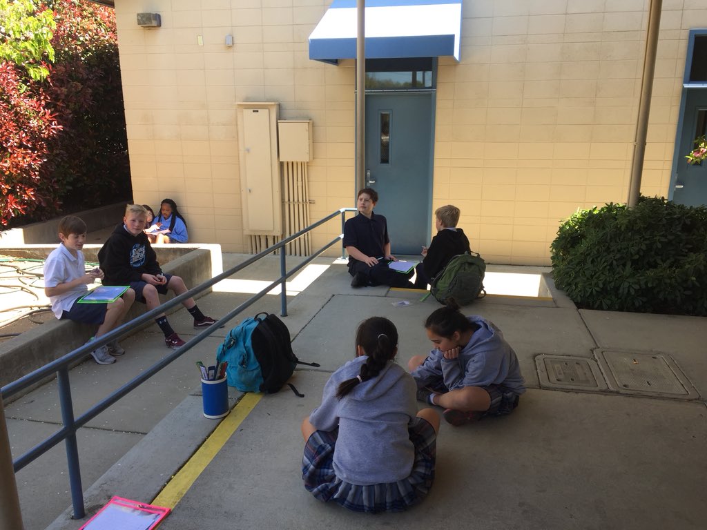 DebbieHurtado's tweet image. Fine tuning our Attack of the Equations rules in preparation of a possible Torpedo Tournament after Easter break. It’s a beautiful day so we are practicing outside. #linearequations #slope #MTBoS