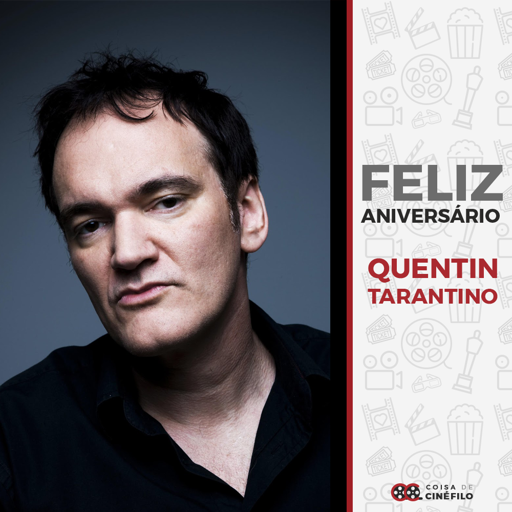 CoisadeCinefilo's tweet photo. O grande aniversariante do dia é o diretor Quentin Tarantino, que completa 55 anos. Ele é famoso por seu estilo de direção mais sangrento e tem diversos sucessos na carreira, com Bastardos Inglórios, Kill Bill, Pulp Fiction, etc. Qual o seu preferido? #QuentinTarantino #Aniversar https://t.co/STuFEUrKrq