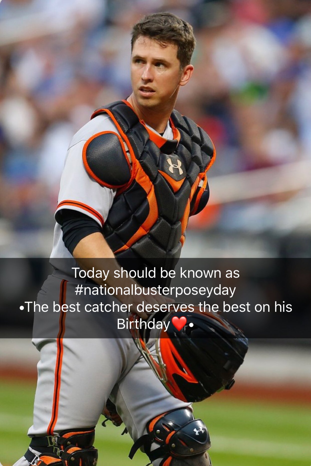 Happy Birthday Buster Posey     