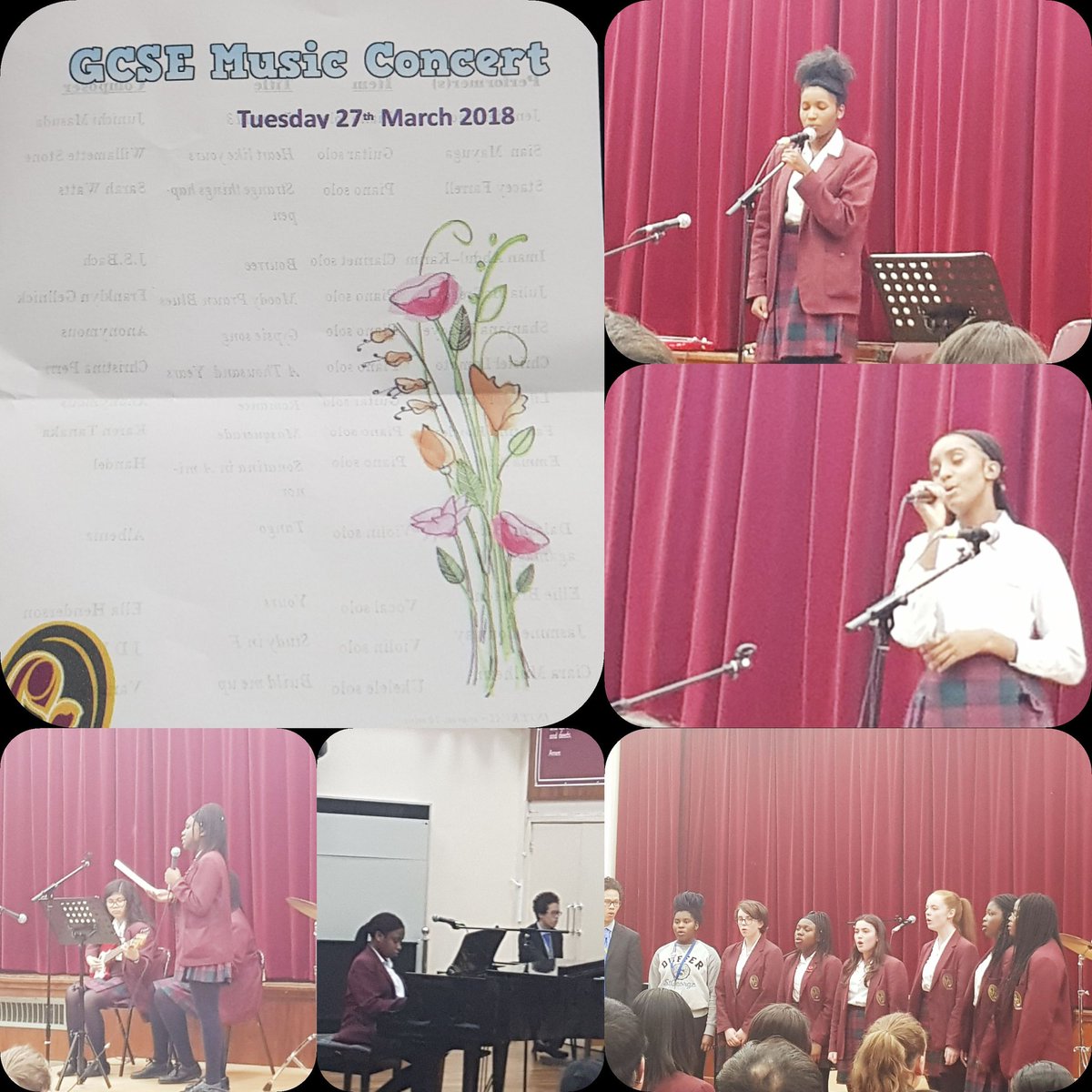 Lovely evening at the @StAnnes_N13 GCSE music concert. What wonderful and talented young ladies. Congratulations @S_Gilling @ClareCowley3 #musicshowcase #amazingladies #proud