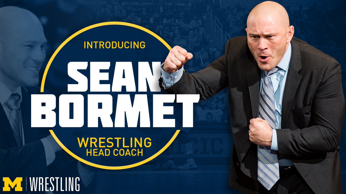Thrilled to announce Sean Bormet as the 10th head coach in Michigan wrestling history. Congratulations, <a href="/Sean_Bormet/">Sean Bormet</a>! #GoBlue

RELEASE » myumi.ch/aVDww