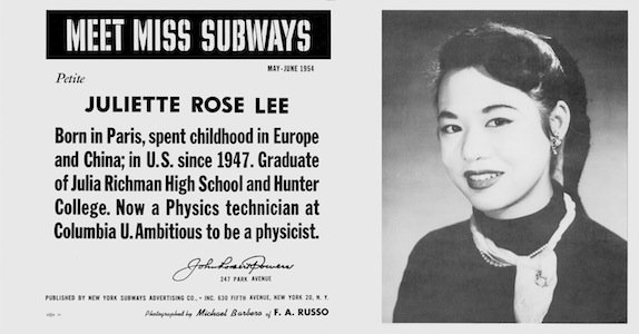 DrinkSolaPop's tweet photo. Miss Subways, a beauty paegant where the winner would get ads of themselves posted around the city with a passage about themselves. https://t.co/Tl7YjqtIhD