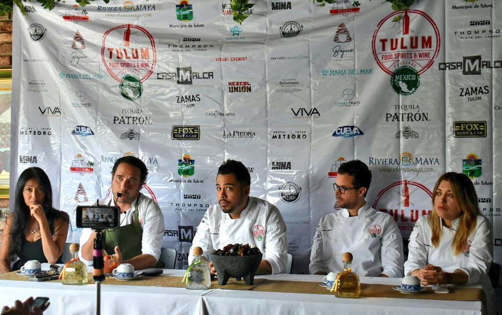 NexosTuristicos's tweet photo. 🍴🍷 En @CantinaLaPiedra se presentó la 2a edición de #TulumFoodSpiritsWineFestival #TulumFood #Spirits & #Wine #Festival #TFSWF a realizarse en #Tulum del 22 al 27 de mayo con lo más selecto de la #gastronomia #vinos #coctelería y #BebidasEspirituosas @chefdianedimeo @gaudelli https://t.co/5iHOHb5Yl4