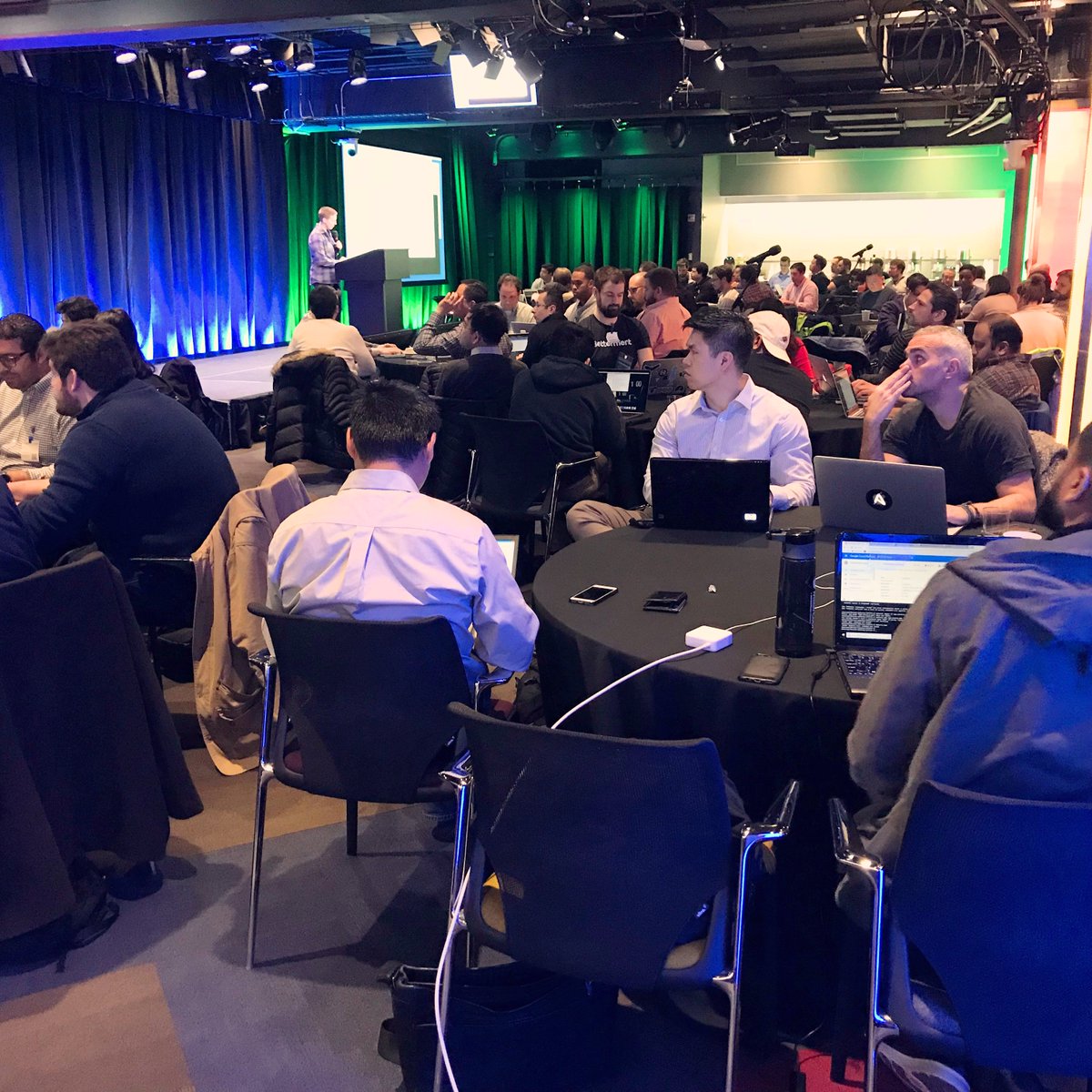 Our VP of Engineering @szelechoski leading a Kubernetes 101 workshop at Google's offices in NYC. Big turn out and thanks @GCPcloud for the space and partnership.