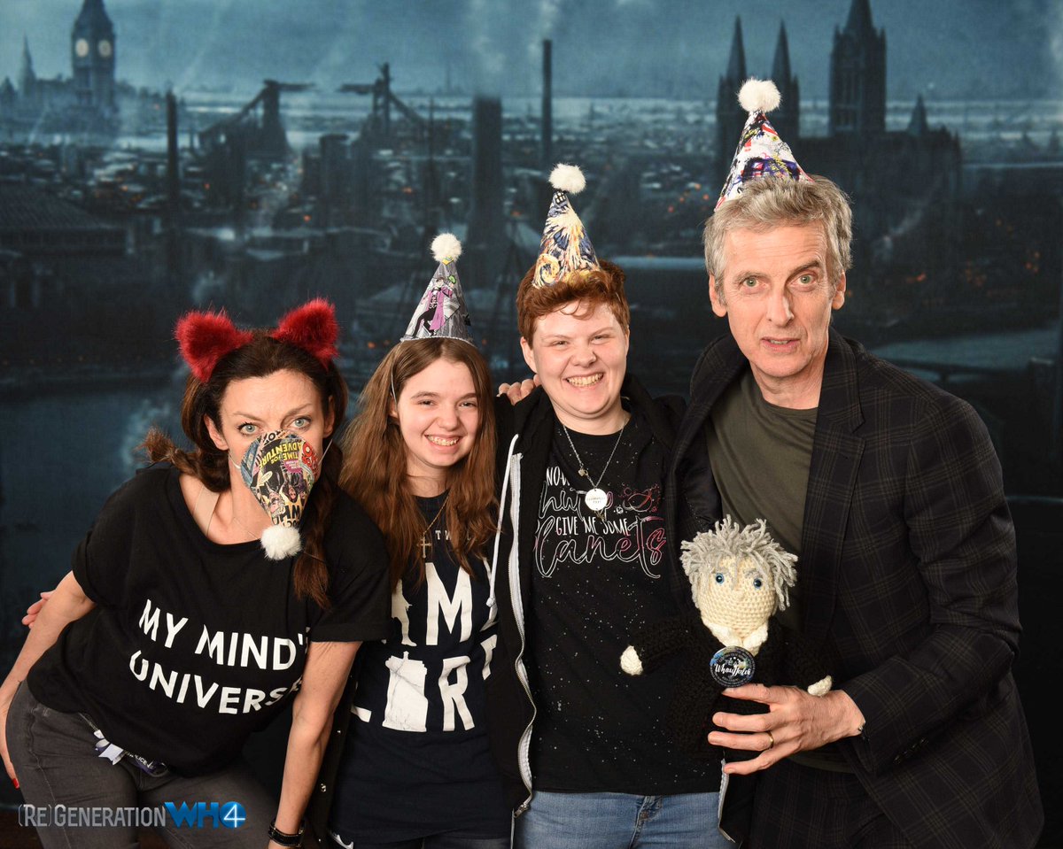 Hey @DoctorWho_BBCA fans here's my 4 All time favorite Pictures from 2018 Baltimore's @ReGenerationWho . #DoctorWho #12thdoctor #5thdoctor #6thdoctor #missy #PeterCapaldi #ColinBaker #PeterDavison #MichelleGomez