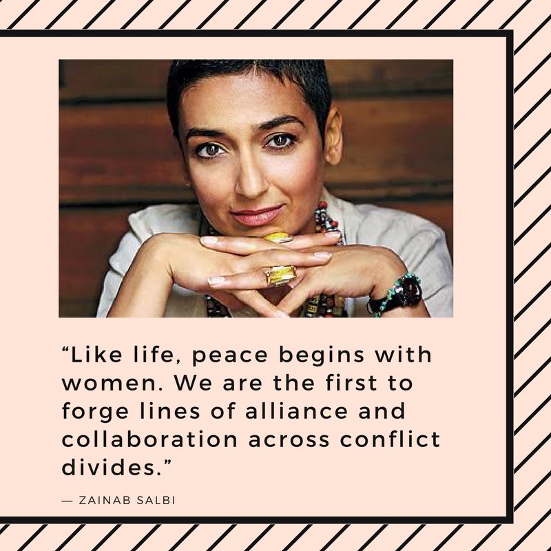 DonnelleyCenter's tweet photo. Founded by 23-year-old Zainab Salbi, Women for Women International (WfWI) supports marginalized women in countries affected by conflict and war.
Zainab Salbi is an Iraqi-American humanitarian and entrepreneur. #womenshistorymonth #womenpowerweek https://t.co/4D75rhErlO
