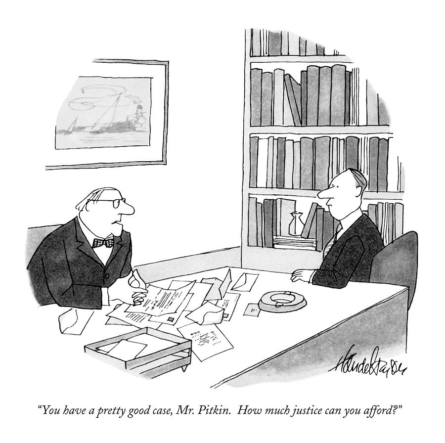 Just recorded a podcast with one of my heroes of the Faith, William Dembski. Discussing the case for #intelligentdesign he referenced this comic from the New Yorker- "You have a pretty good case Mr. Pitkin. How much justice can you afford?" 

Stay tuned, this podcast is GOOD!