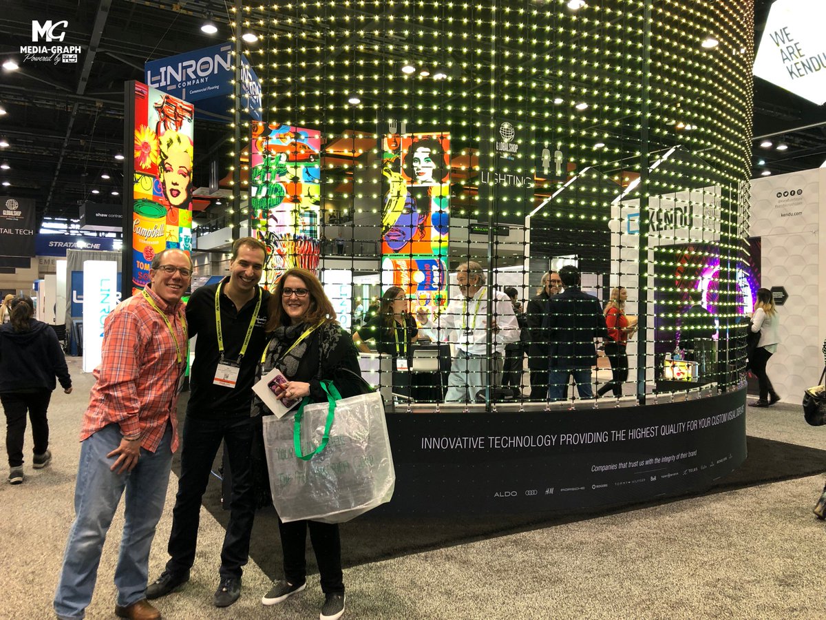 MediaGraph_Inc's tweet image. Day one at @GlobalShopShow 2018, Media Graph booth visited by our wonderful clients.

#MediaGraph #GlobalShop