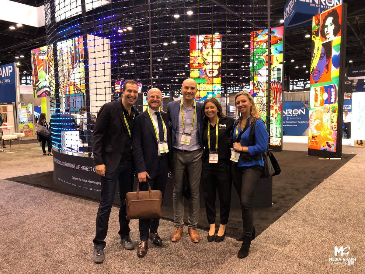 MediaGraph_Inc's tweet image. Day one at @GlobalShopShow 2018, Media Graph booth visited by our wonderful clients.

#MediaGraph #GlobalShop