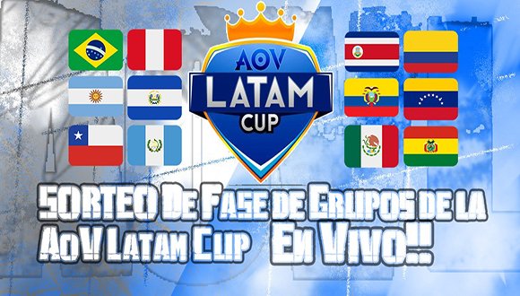 SORTEO EN VIVO 🔴
Se viene la Copa de Naciones Latino Americana de <a href="/ArenaofValor/">Arena of Valor</a> , <a href="/AoV_LATAM/">AOV LATAM CUP</a> 🏆

🇦🇷🇨🇱🇵🇪🇧🇷🇲🇽🇧🇴🇨🇴🇻🇪🇪🇨🇬🇹

Sorteo con @JuanquiCarp 🎤

👉 Lo puedes ver AQUI en <a href="/YouTubeGaming/">YouTube Gaming</a>  o <a href="/Twitch/">Twitch</a> 
 youtube.com/c/TheGameHunta…
 twitch.tv/thegamehuntah
