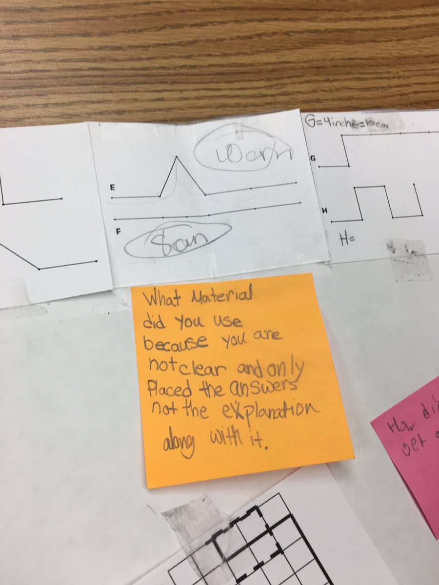 MsB1617's tweet image. Some great conversations today about giving feedback and using manipulatives to find the length of a line! @E4Tech_Teacher @Connect2TLC @WestlakeSchools #e4tech