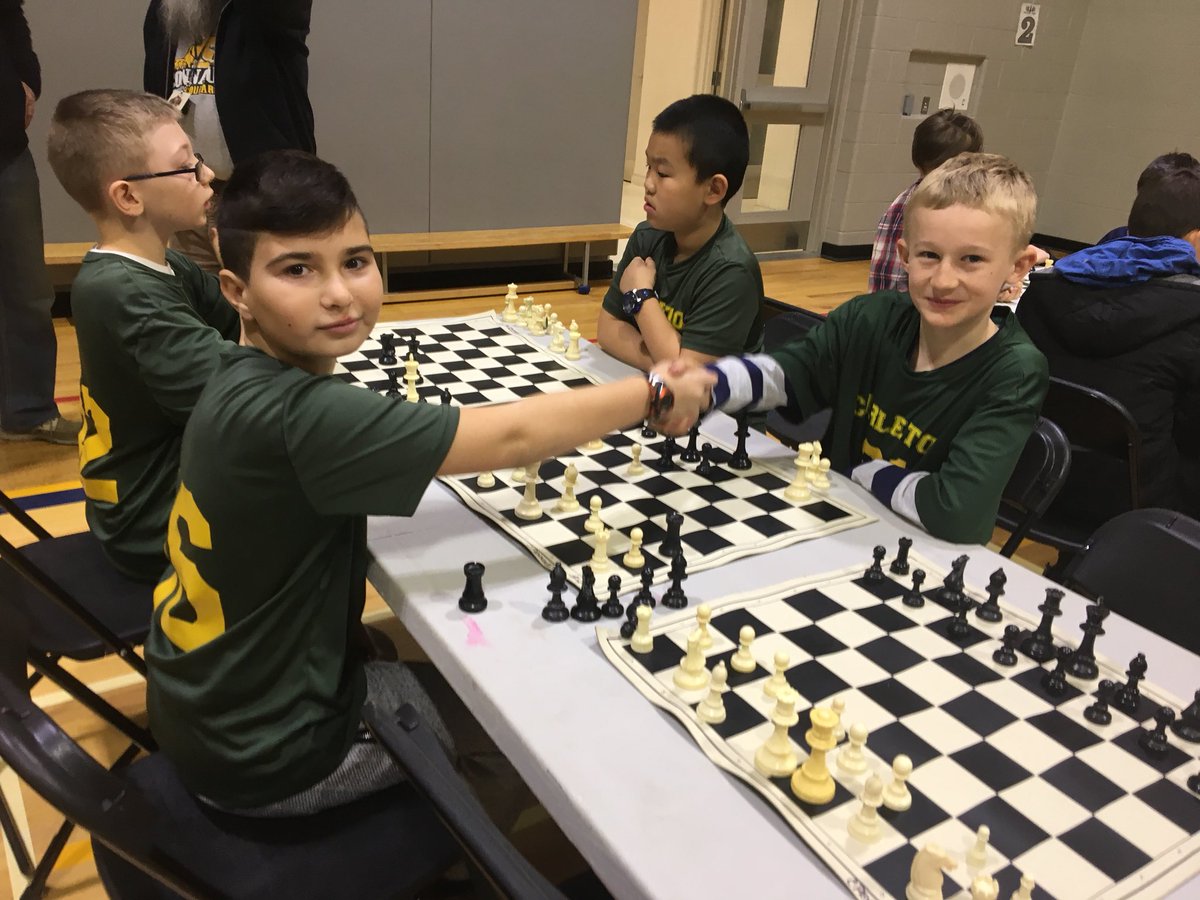 Carleton Cobras getting reading to play! #chesstournament #harriettubmanschool @carletonschool