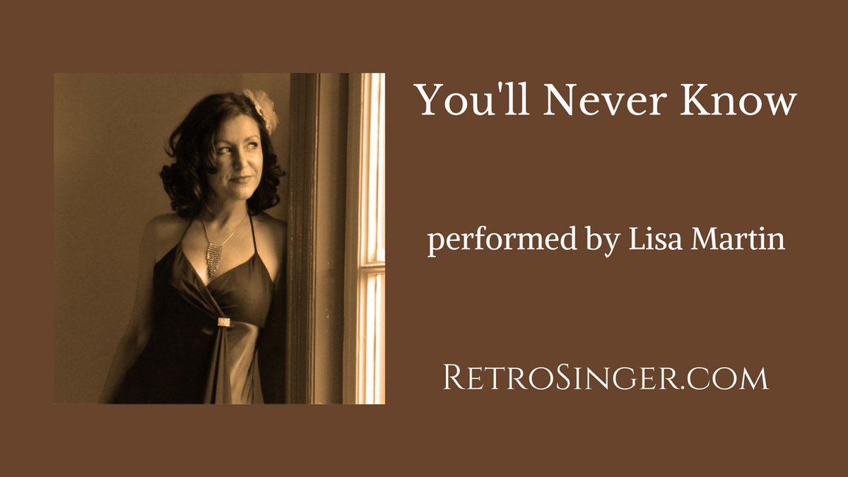 You'll Never Know - 1940s song from The Shape of Water.  I was so happy to hear this Alice Faye song featured when I went to see this amazing film recently! Here's my version, with some trivia about the song x  youtube.com/watch?v=eslnHp…
#1940smusic #vintagesinger