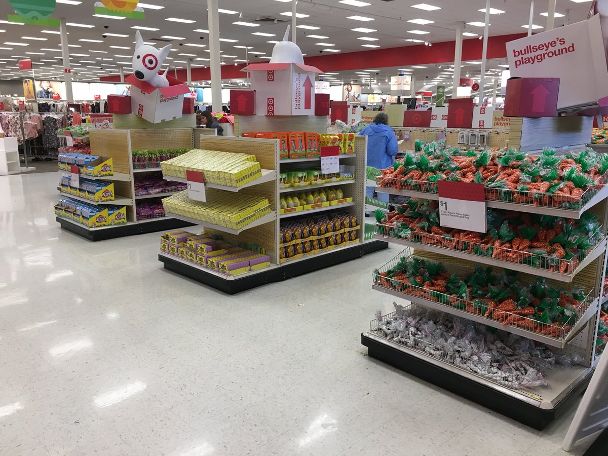 AmillerW's tweet photo. No Bullseye, no problem! Bullseye Playground is now Easter Central at 1102! #singlepricepoint #winEaster #TheBrentwoodBunch #TheNew1102 https://t.co/xRtiYgBMku