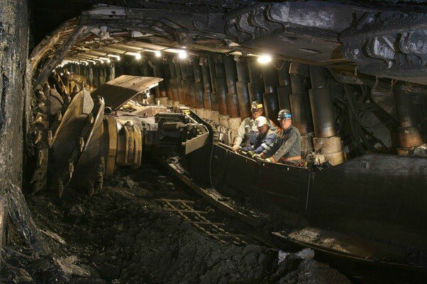 modern underground coal mine