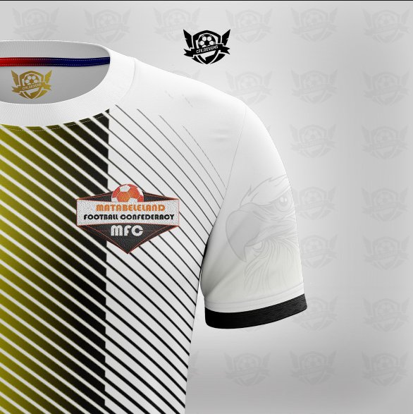 CfkDesigns's tweet image. My design for the #ppconifakit 
@CONIFAOfficial @paddypower @MatabelFootball
Description of the kit: On the basic design we see three colours white, yellow and black which are the basic colours created with a unique design. On the sleeves we see the eagle and an African pattern