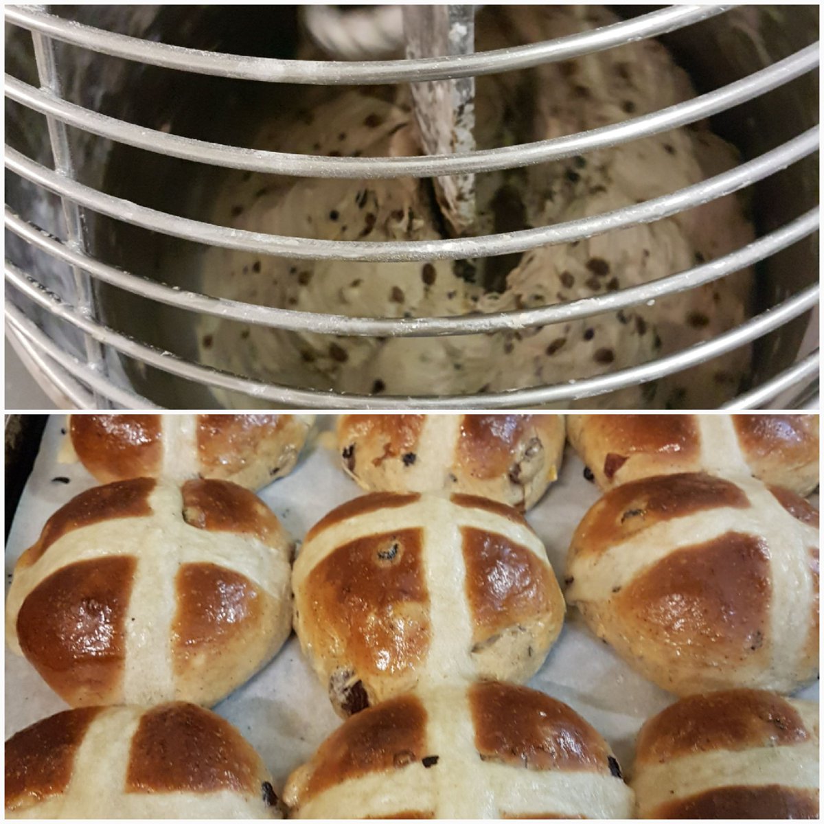 TSKbakery's tweet photo. Busy with the buns #easter  #hotxbuns  #TSKbakery https://t.co/FmP1VE9eot