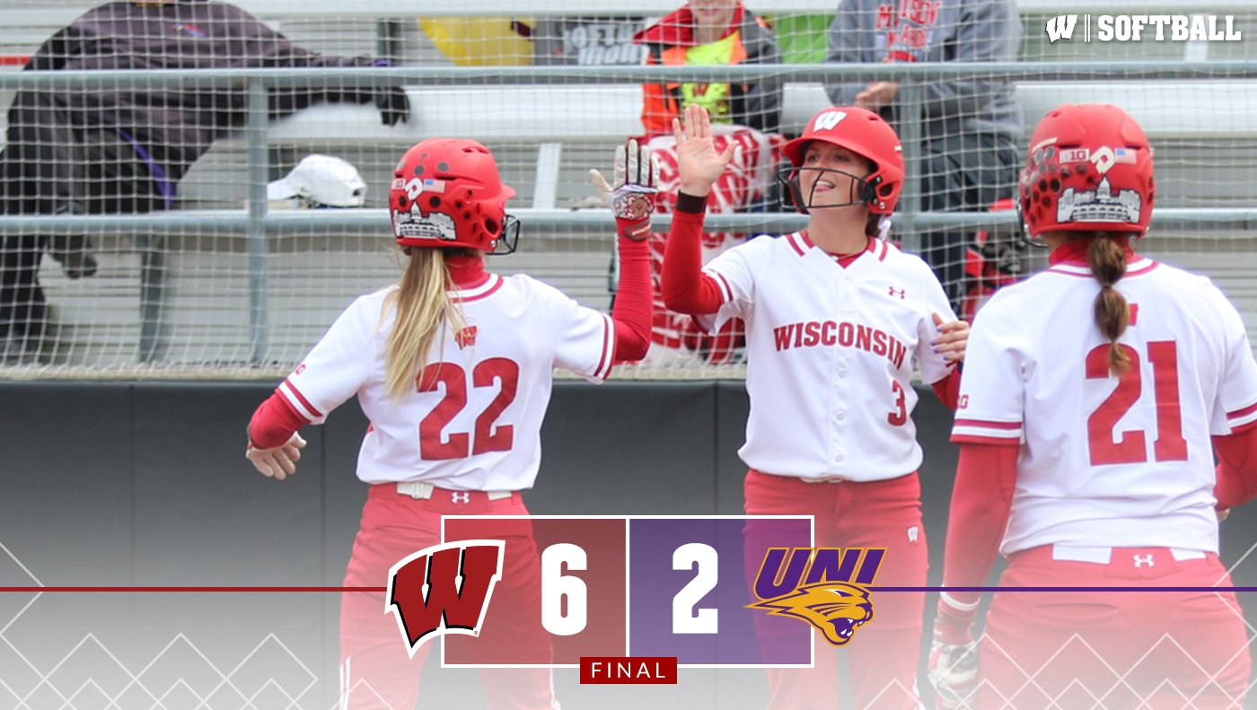 Wisconsin Softball on Twitter "6 runs off of 7 hits. Efficiency, man