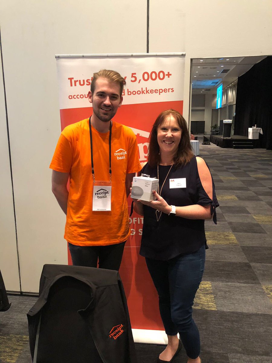 Say Hello to Ann - our newest <a href="/ReceiptBank/">RB</a> partner who is about to revolutionise her bookkeeping workflow! Come see myself or <a href="/receipt_anthony/">Anthony Murray</a> at #ICBCon to find out more