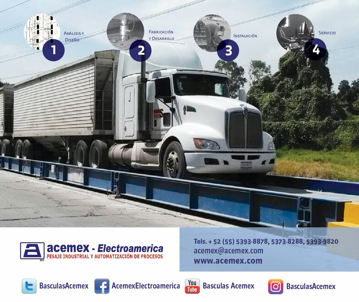 BasculasAcemex's tweet photo. #Basculas #Acemex-#Electroamerica
Pesaje Industrial y Automatización de Procesos
Alta Calidad Desde 1970 https://t.co/H3HofdIrvc