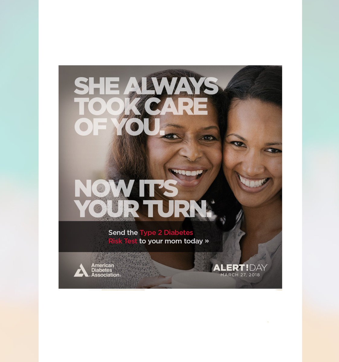 ProTapes's tweet photo. SHARE THE DIABETES RISK TEST WITH A LOVED ONE TODAY! #preventdiabetes #DiabetesAlertDay #ProTapesCares #corecaring https://t.co/PTtCIwmf8o
