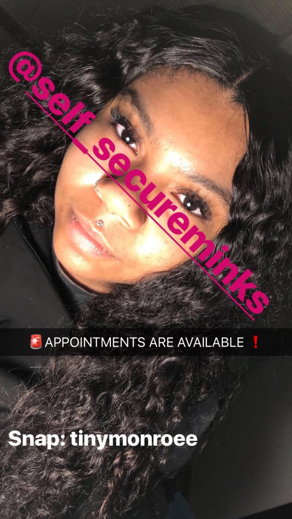DeeBluPRNT's tweet photo. 👑SELF SECURE MINKS👑
💲4️⃣5️⃣ Full Sets❗️#NIU #NIU18 #NIU19 #NIU20 #NIU21 #ChicagoMinks #DeKalbMinks #MinkExtensions #Minks #Lashes #MinkLashes 🚨 APPOINTMENTS AVAILABLE❗️
👑SELF SECURE MINKS👑
Instagram: self_secureminks
Snap: tinymonroee https://t.co/NsmO9rAD5y