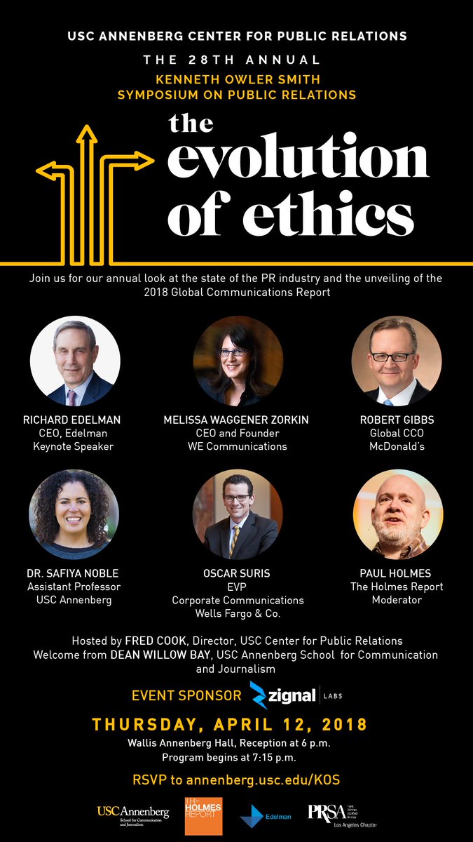 kirkstewart's tweet photo. Oscar Suris, EVP of Corporate Communications at Wells Fargo joins the KOS Symposium panel discussing "The Evolution of Ethics" and the results of the 2018 Global Communications Report. RSVP here: https://t.co/cdwhSi7PjV https://t.co/PKr4Ch2sWW